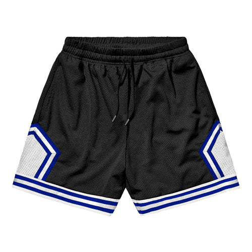 Mesh Basketball Shorts - Black / Blue