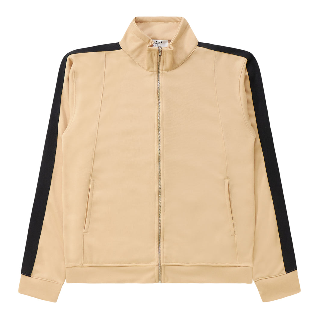 Track Jacket - Tan / Black