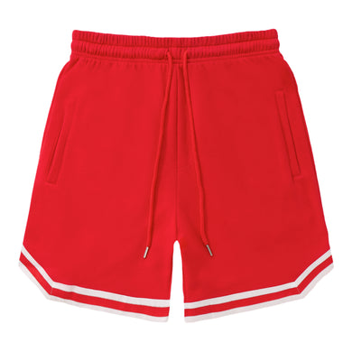 Stripe Shorts Red