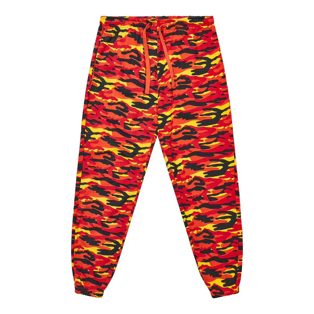 Fleece Pants - Red Camo