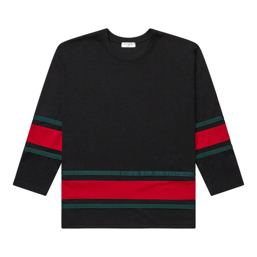 Hockey Jersey -Black / Red / Green