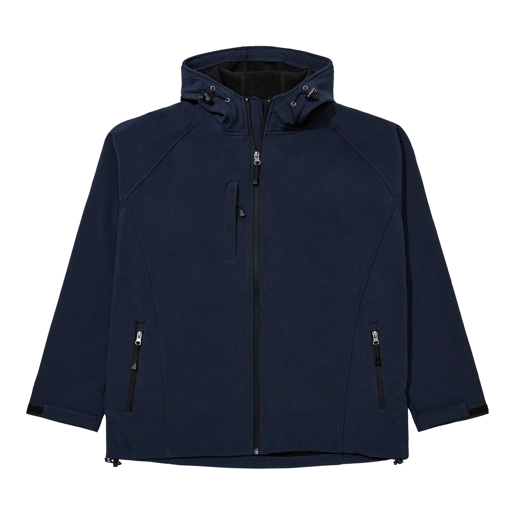 Softshell Coat w/ Hood - Navy
