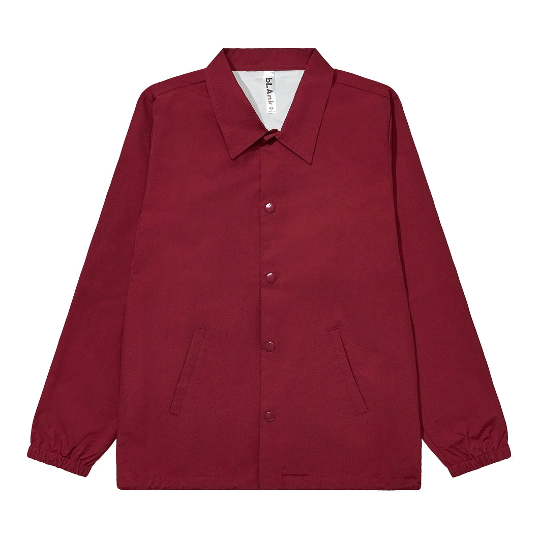 Waterproof Coach Jacket -Burgundy